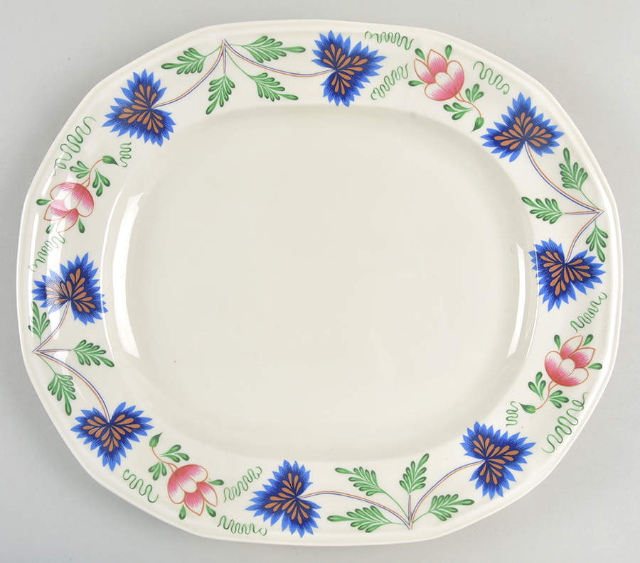 Greenfield Village 12" Oval Serving Platter by Iroquois-1