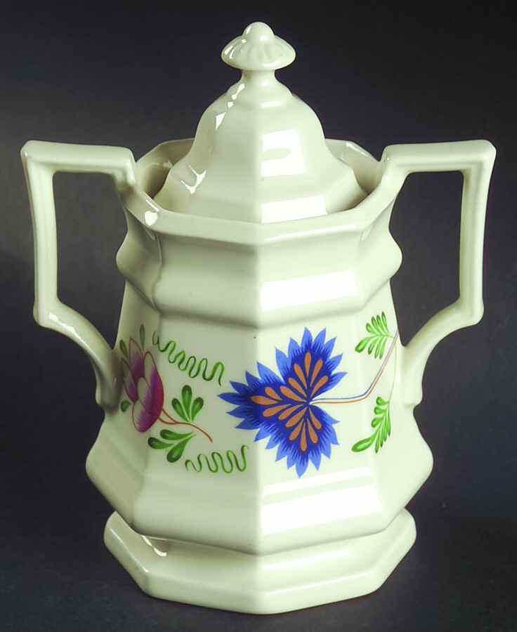 Greenfield Village Sugar Bowl & Lid by Iroquois-1