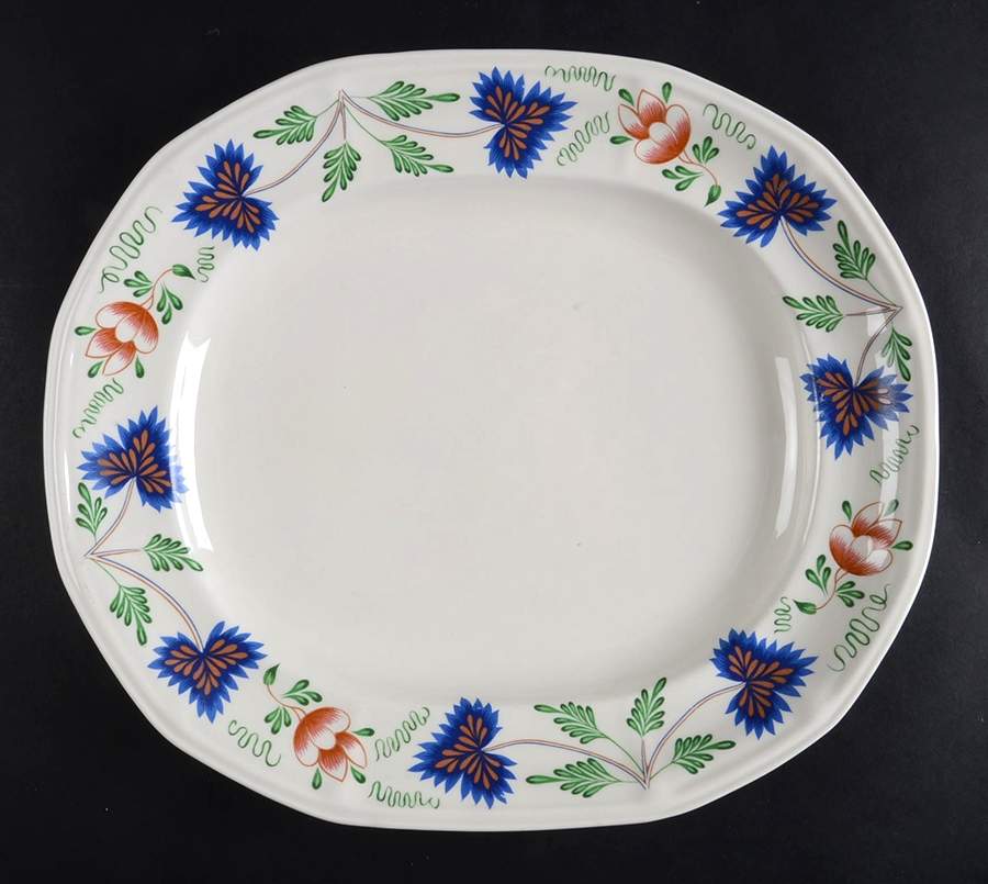 Greenfield Village 13" Oval Serving Platter by Iroquois-1