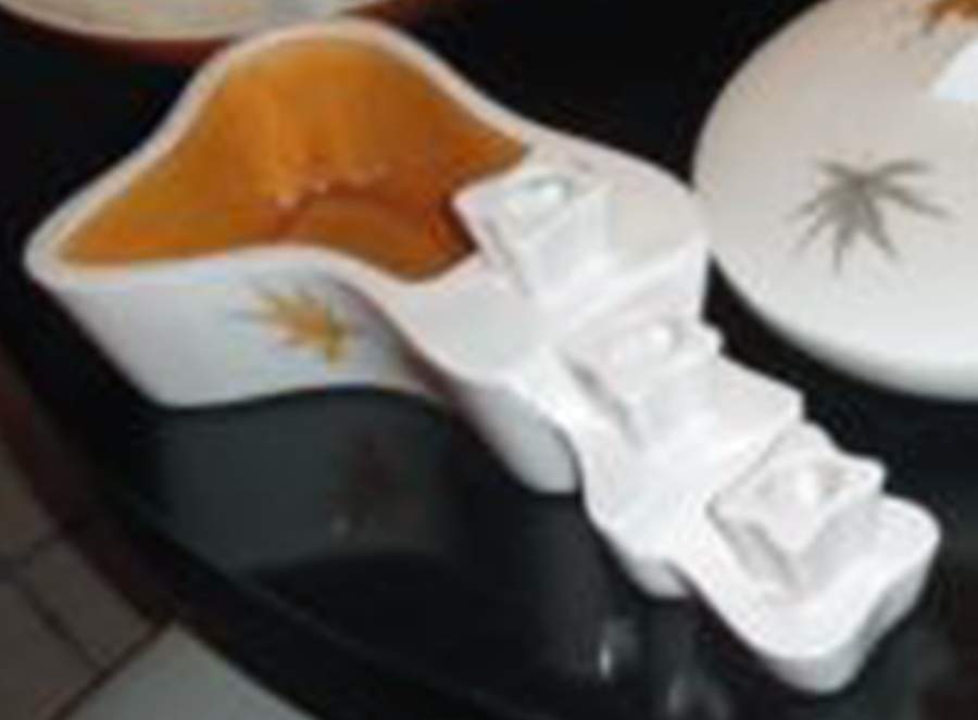 Harvest Time 3 Light Centerpiece Caddie by Iroquois-1