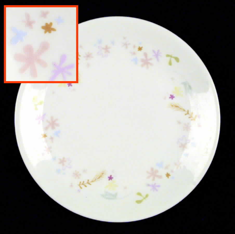House of Flowers Bread & Butter Plate by Iroquois-1