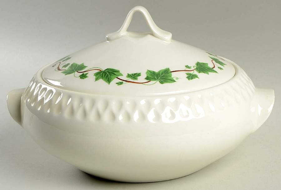 Ivy Round Covered Vegetable by Iroquois-1