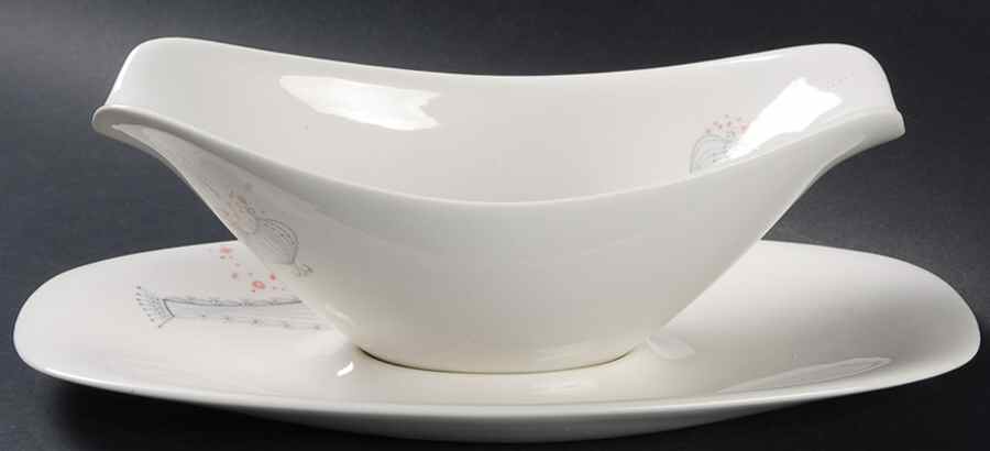 Jardinieres Gravy Boat & Underplate by Iroquois-1