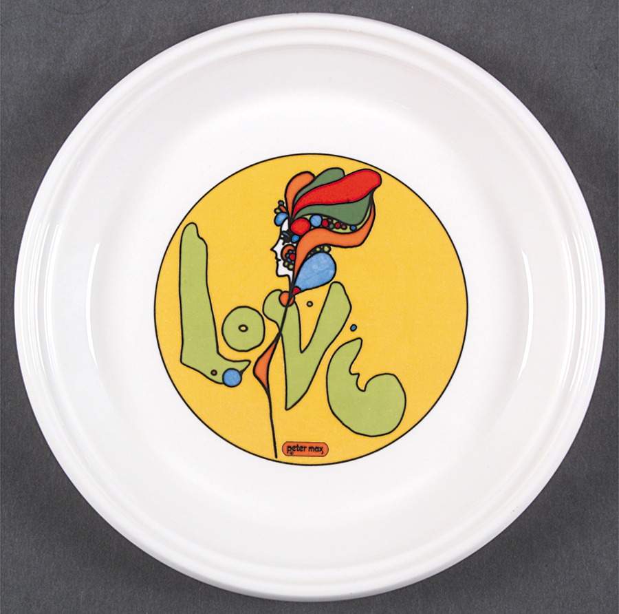 Love Salad Plate by Iroquois-1