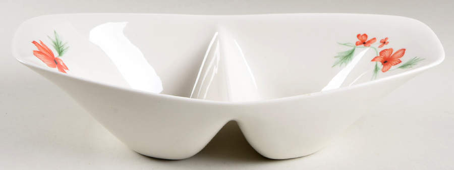 Luau 12" Oval Divided Vegetable Bowl by Iroquois-1