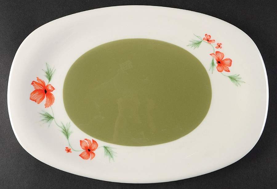 Luau 11" Oval Serving Platter by Iroquois-1