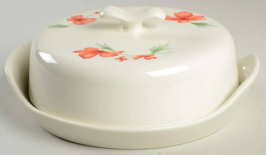 Luau Round Covered Butter by Iroquois-1