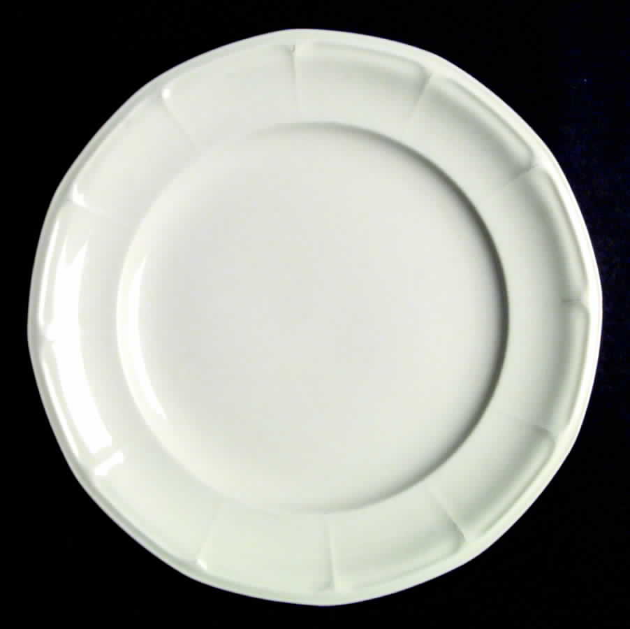 Museum White Dinner Plate by Iroquois-1
