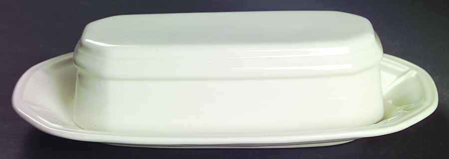 Museum White 1/4 Lb Covered Butter by Iroquois-1