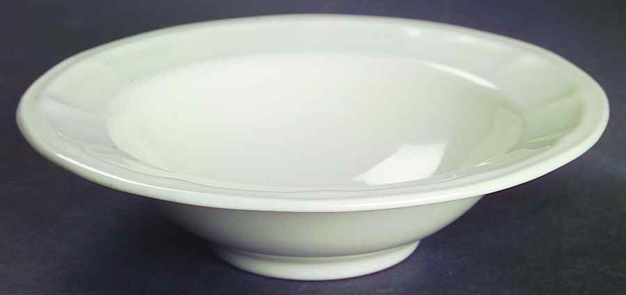 Museum White Rim Fruit/Dessert (Sauce) Bowl by Iroquois-1