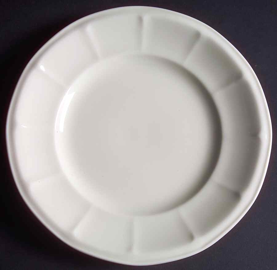 Museum White Bread & Butter Plate by Iroquois-1