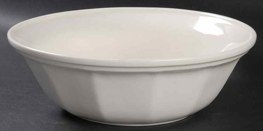 Museum White 8" Round Vegetable Bowl by Iroquois-1