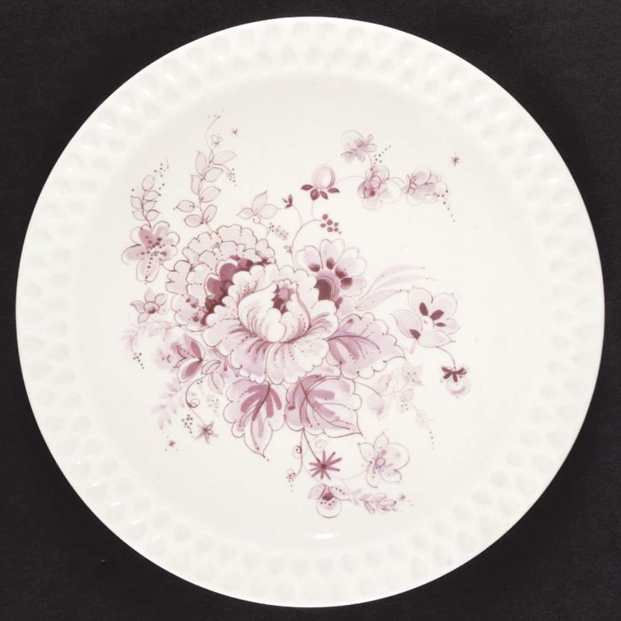 Old English Pink Dinner Plate by Iroquois-1
