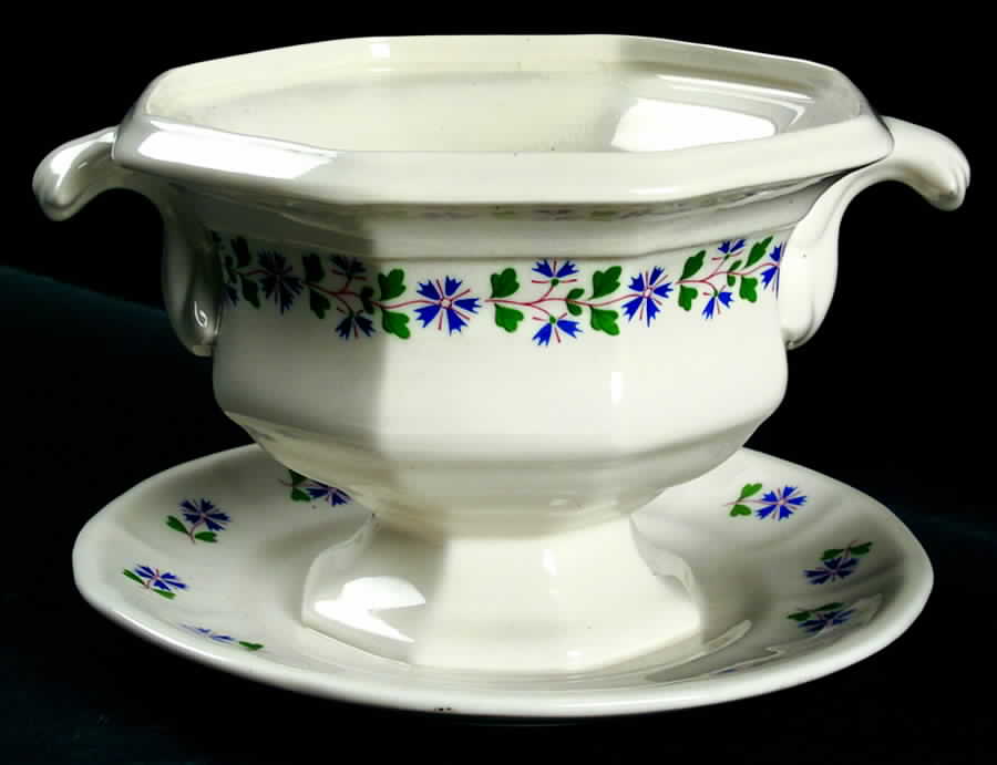 Periwinkle Open Sauce Boat by Iroquois-1