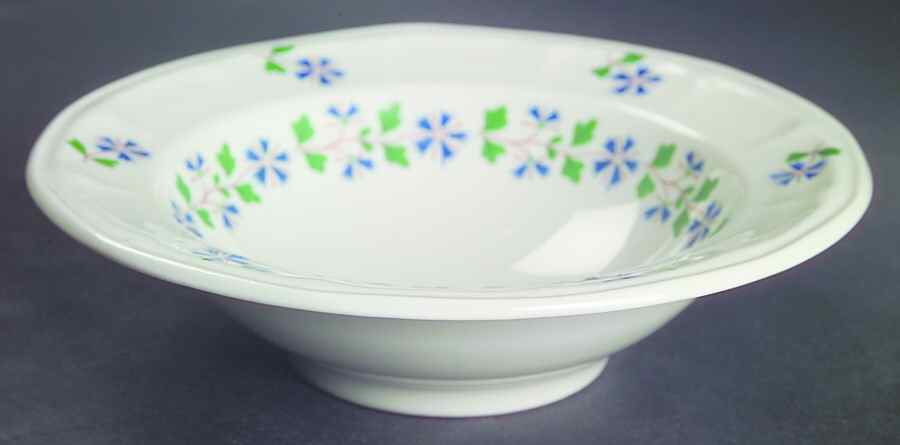Periwinkle Rim Fruit/Dessert (Sauce) Bowl by Iroquois-1