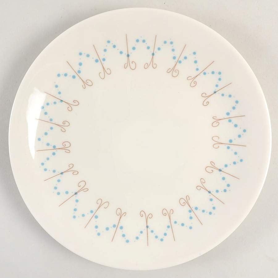 Pins and Beads Salad Plate by Iroquois-1