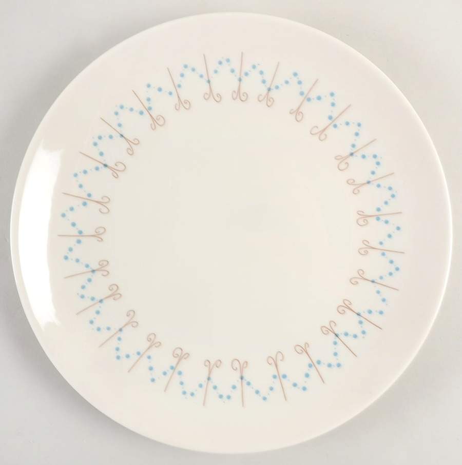Pins and Beads Dinner Plate by Iroquois-1
