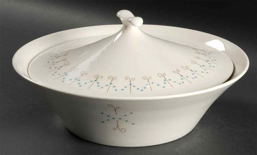 Pins and Beads 2 Qt Round Covered Casserole by Iroquois-1