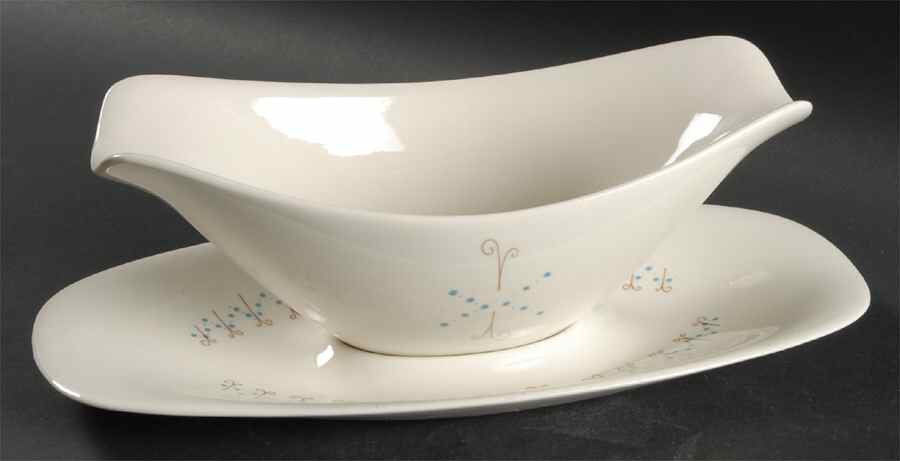 Pins and Beads Gravy Boat & Underplate by Iroquois-1