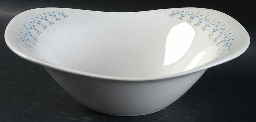 Pins and Beads 10" Oval Vegetable Bowl by Iroquois-1