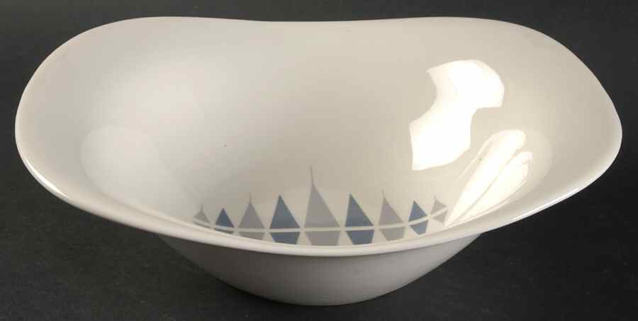 Pyramids 9" Oval Vegetable Bowl by Iroquois-1