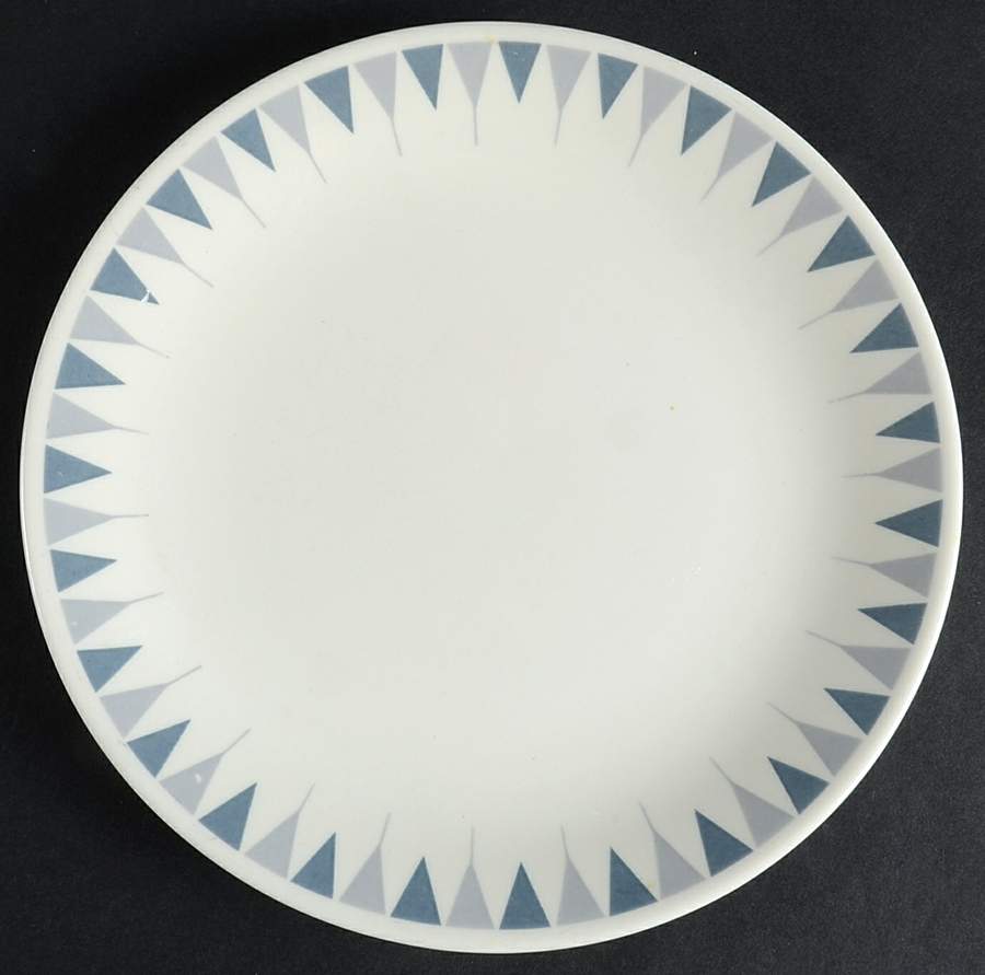 Pyramids Salad Plate by Iroquois-1