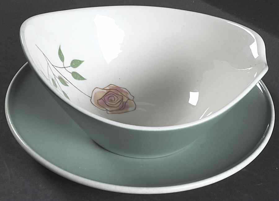 Rosemary Gravy Boat & Underplate by Iroquois-1