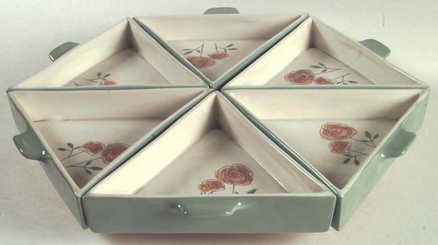 Rosemary 7-Piece Lazy Susan (6 Sections and Base) by Iroquois-1