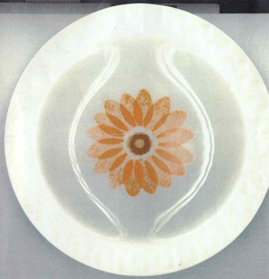 Rosette Sun Bread & Butter Plate by Iroquois-1