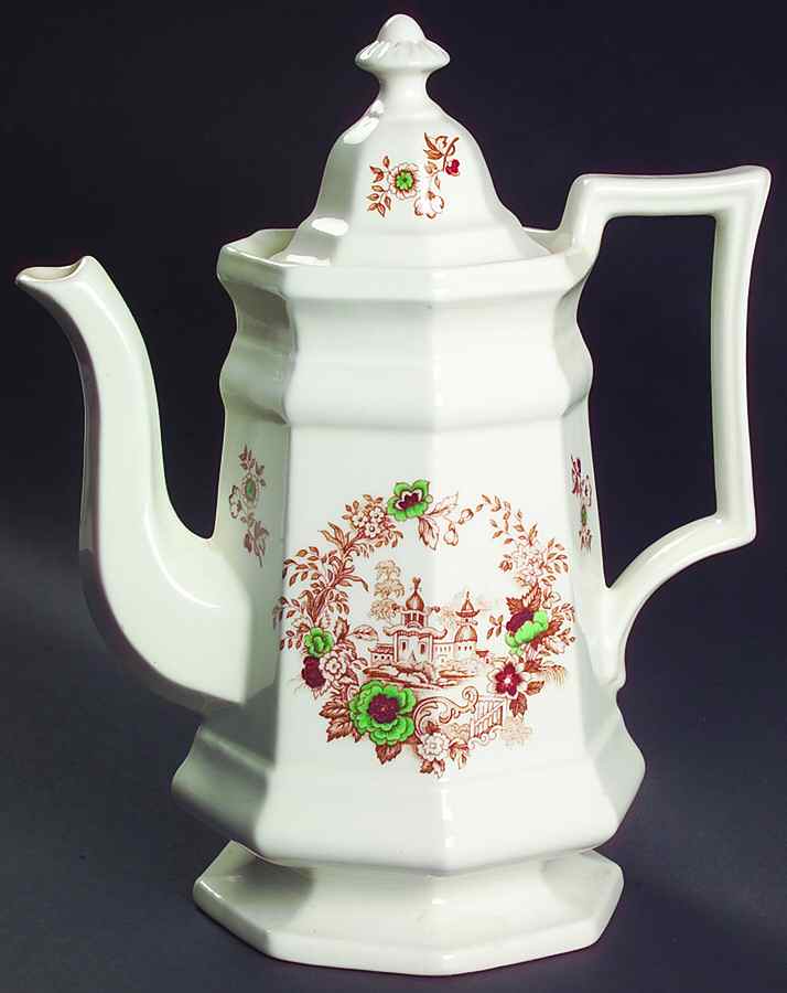 Sarah Jordan Coffee Pot & Lid by Iroquois-1