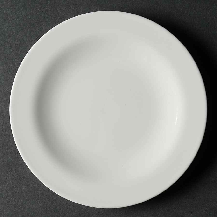 Sheer White Bread & Butter Plate by Iroquois-1