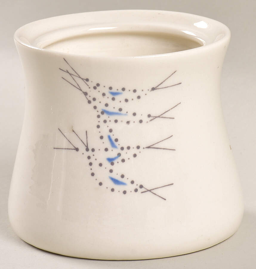 Vision Mustard Jar No Lid by Iroquois-1