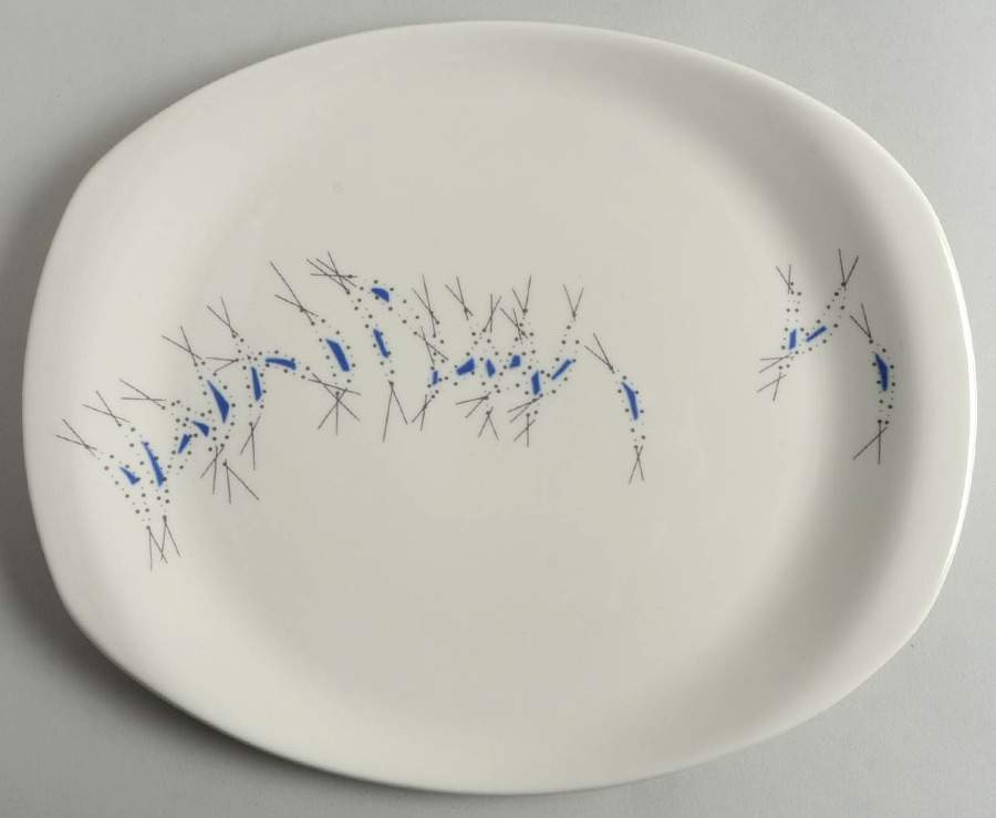 Vision 13" Oval Serving Platter by Iroquois-1