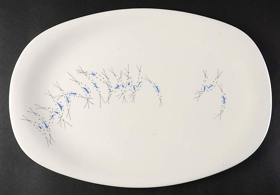 Vision 15" Oval Serving Platter by Iroquois-1