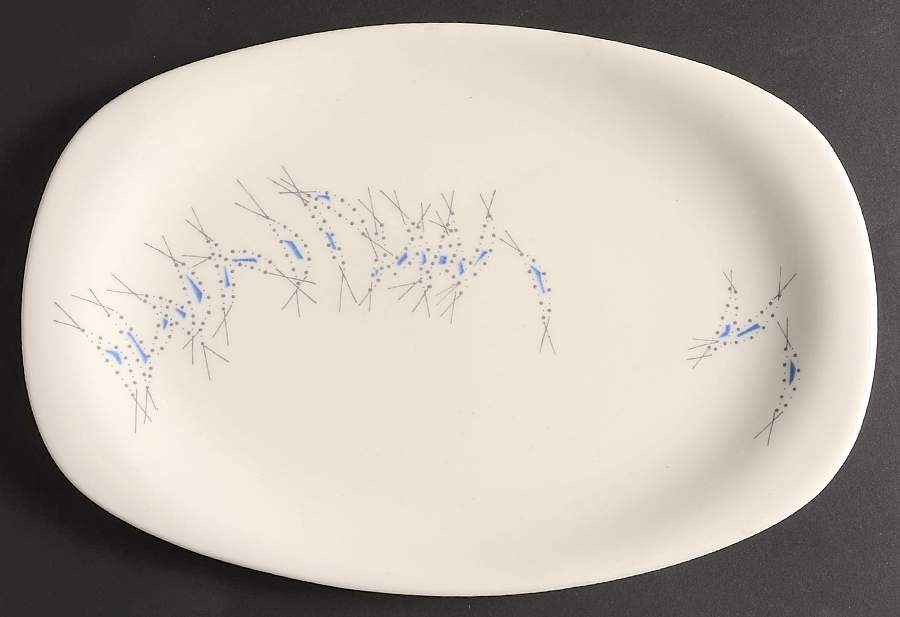 Vision 11" Oval Serving Platter by Iroquois-1