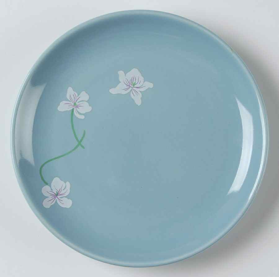 White Violets Bread & Butter Plate by Iroquois-1