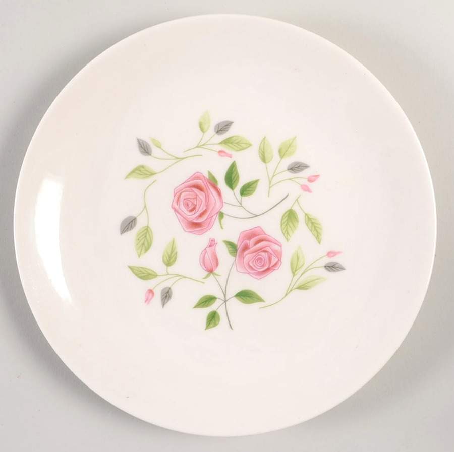 Wild Rose Salad Plate by Iroquois-1
