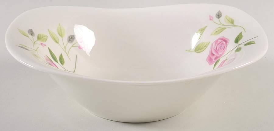 Wild Rose 9" Round Vegetable Bowl by Iroquois-1