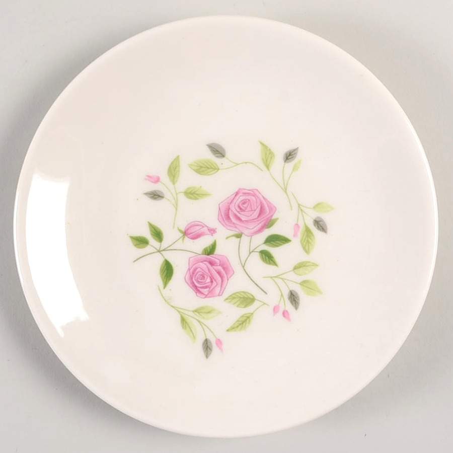 Wild Rose Bread & Butter Plate by Iroquois-1