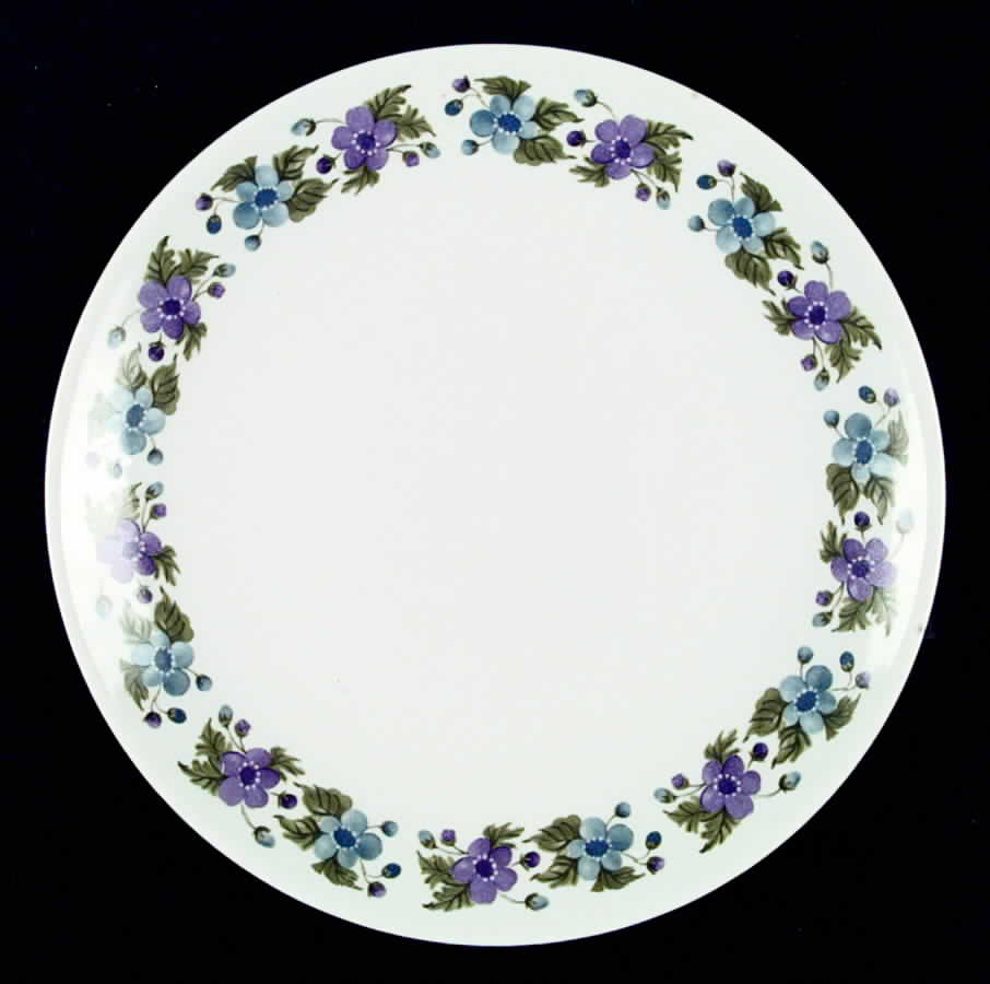 Wild Violet Dinner Plate by Iroquois-1