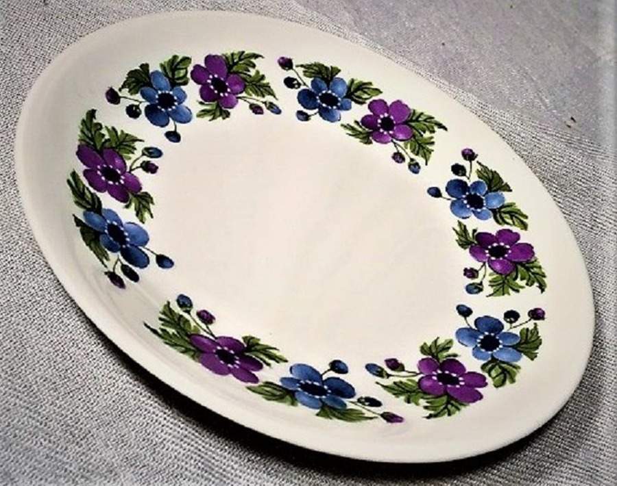 Wild Violet Bread & Butter Plate by Iroquois-1