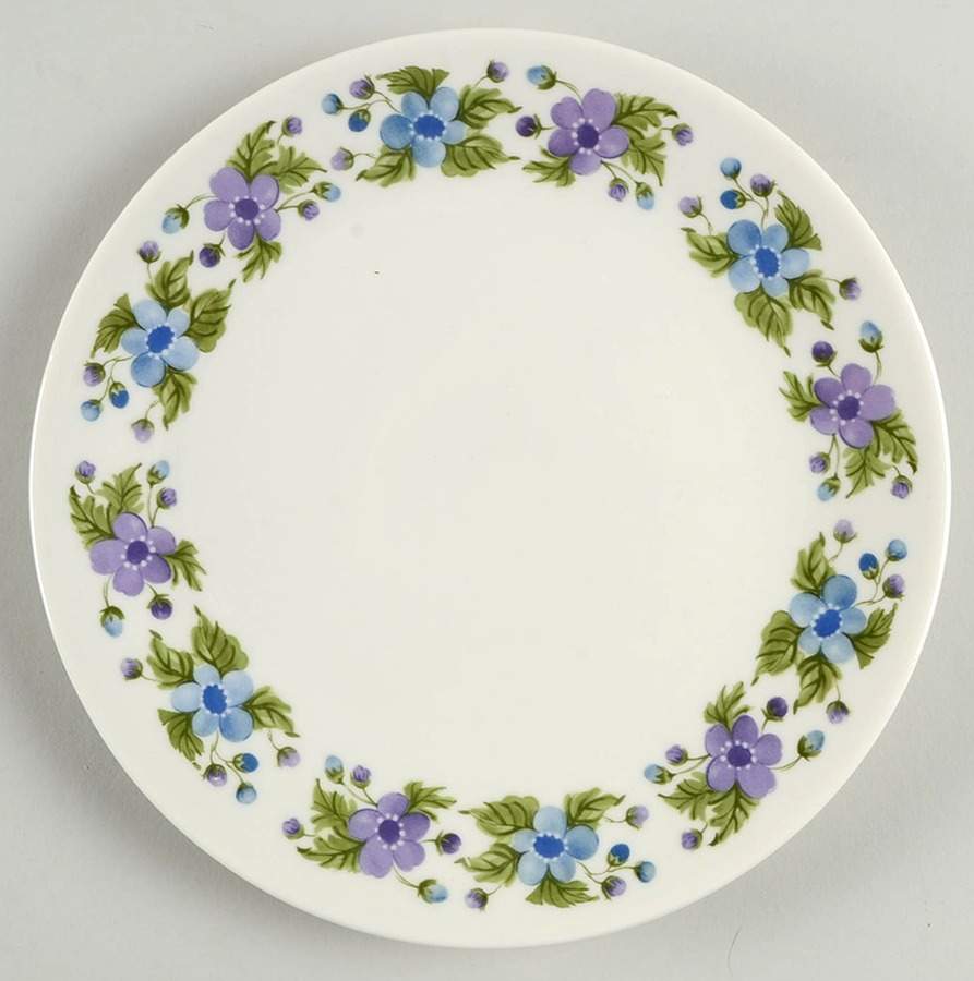 Wild Violet Salad Plate by Iroquois-1