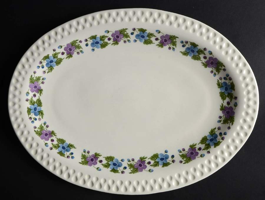 Woodale 15" Oval Serving Platter by Iroquois-1