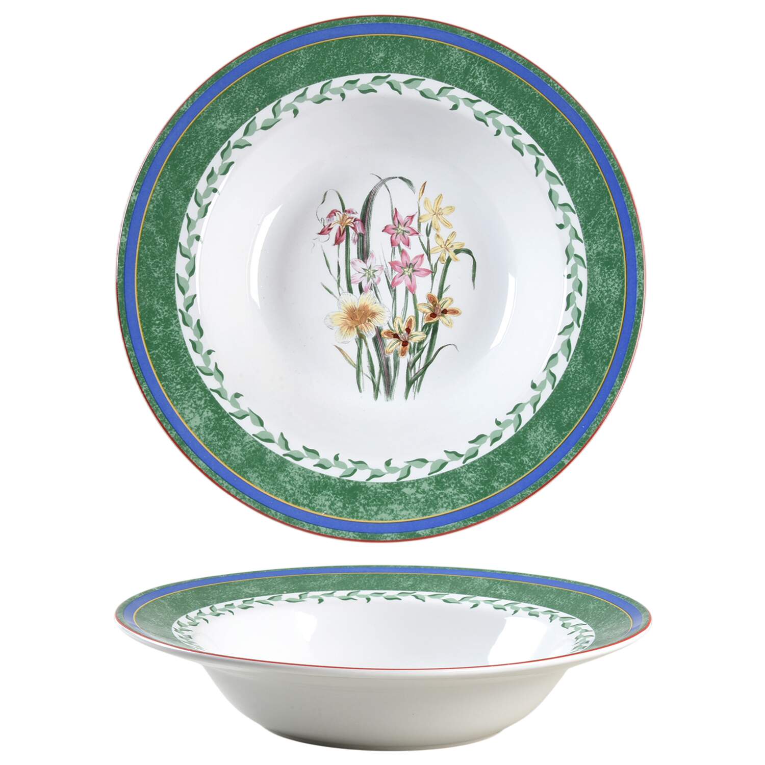 Smithsonian Botanic Rim Soup Bowl by International-1