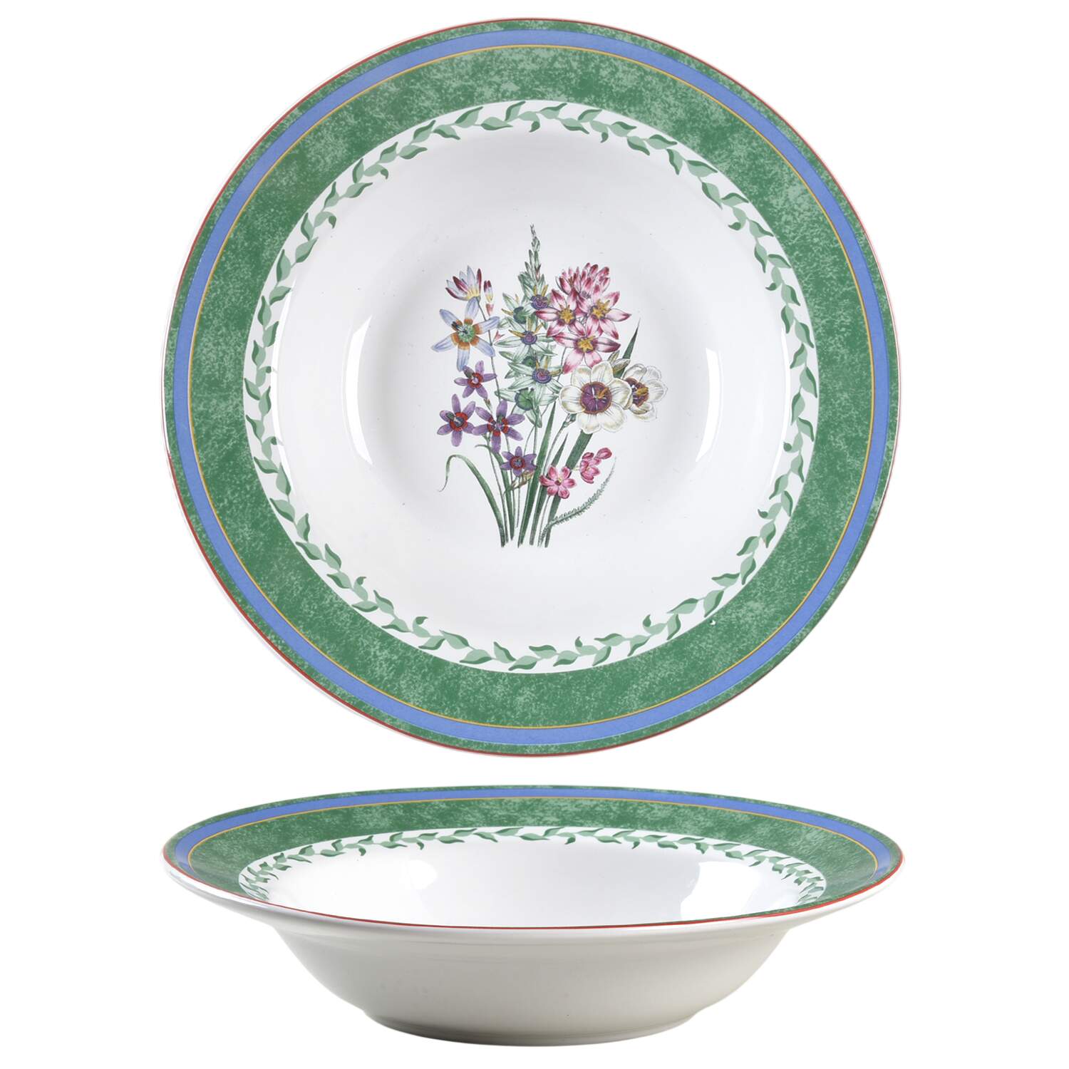 Smithsonian Botanic Rim Soup Bowl by International-1