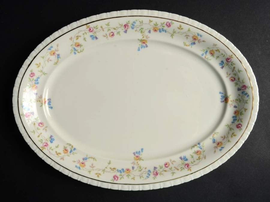 IMB8 12" Oval Serving Platter by Imperial Bohemian-1