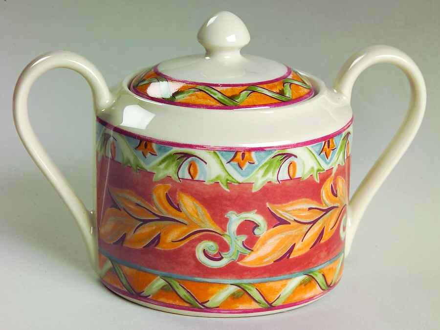Acanthus Sugar Bowl & Lid by Interiors (PTS)-1