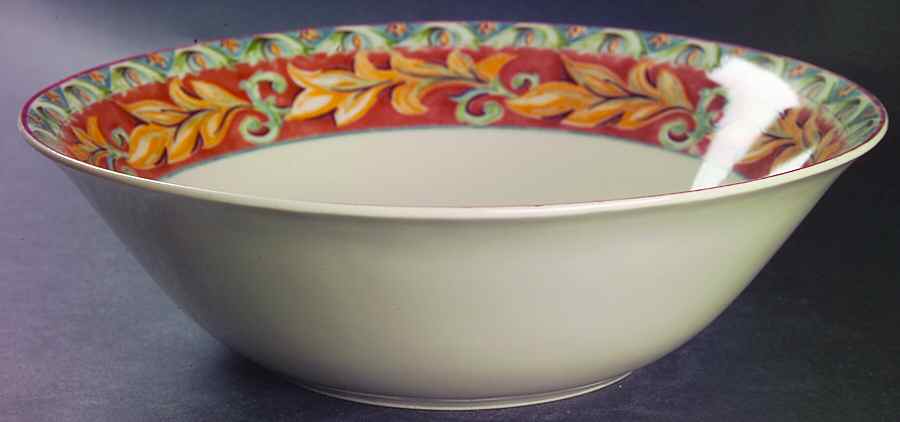 Acanthus 10" Round Vegetable Bowl by Interiors (PTS)-1