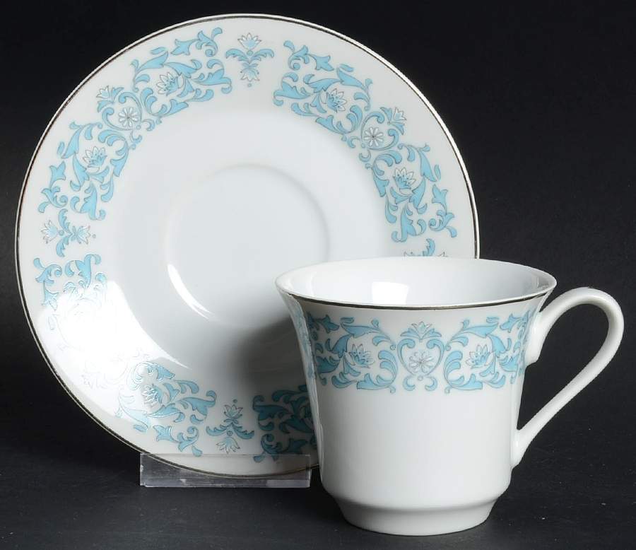 Melody Footed Cup & Saucer Set by International-1