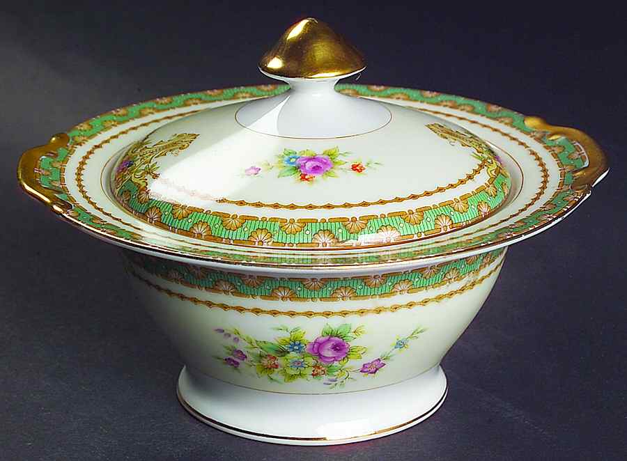IMP29 Sugar Bowl & Lid by Imperial (Japan)-1